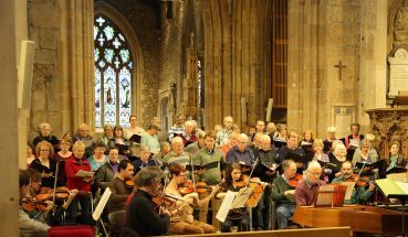 Sheffield Bach Choir rehearsing